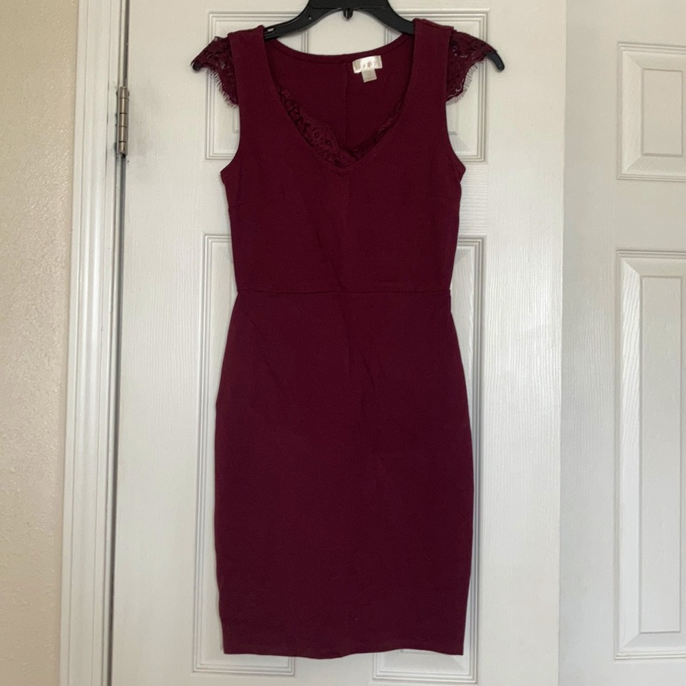 Burgundy Dress